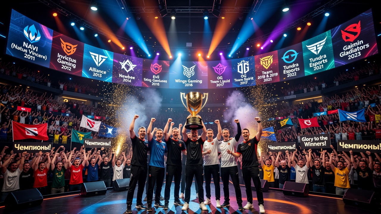 Победители The International по Dota 2: чемпионы турнира по годам