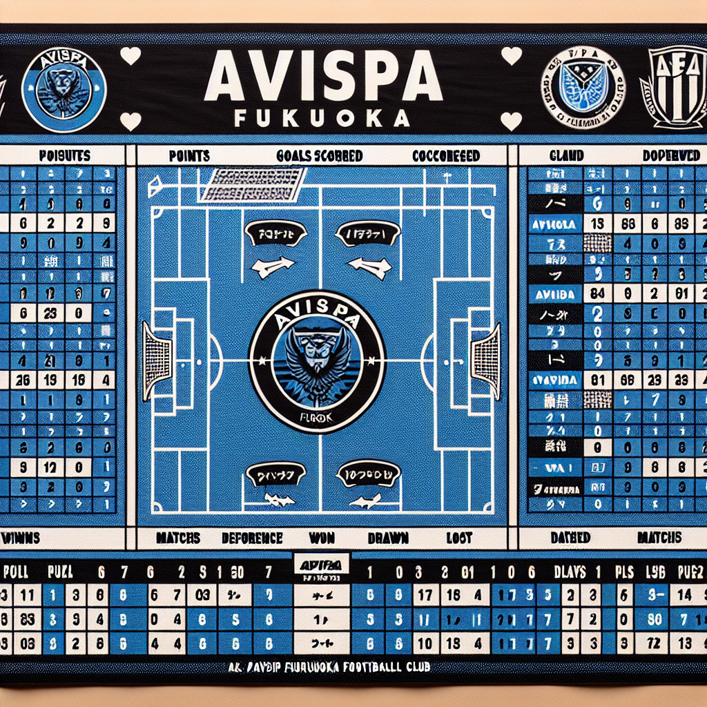 Ависпа Фукуока: Турнирная таблица и её значение в японском футболе