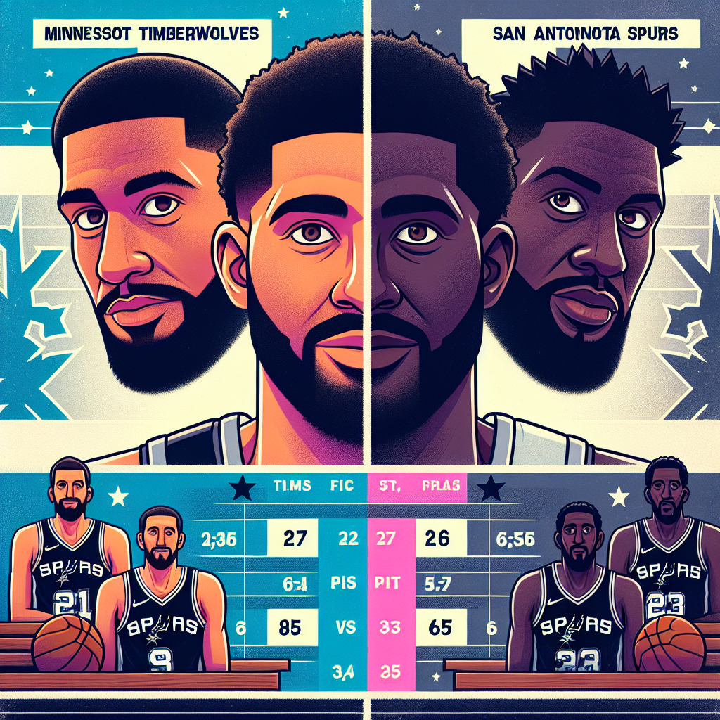 Сравнение Эффективности Нападения: Миннесота Тимбервулвз против Сан-Антонио Спёрс