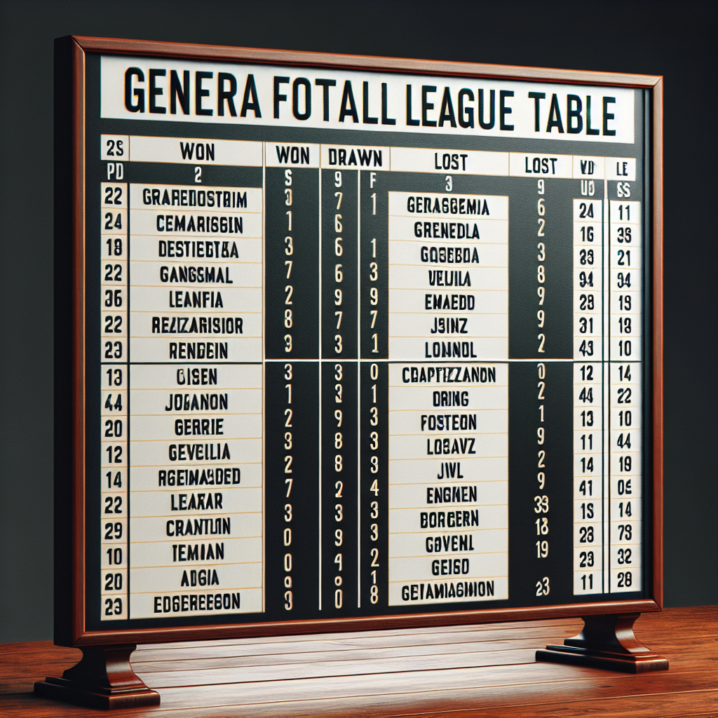 Сент-Трюйден: Турнирная таблица и её значение в современном футболе