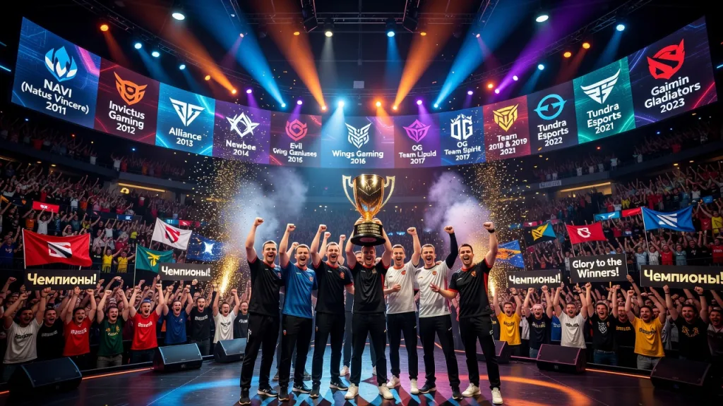 Победители The International по Dota 2: чемпионы турнира по годам