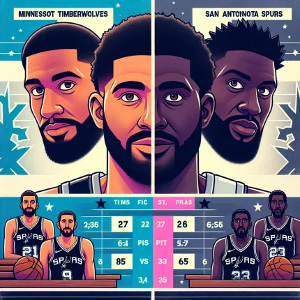 Сравнение Эффективности Нападения: Миннесота Тимбервулвз против Сан-Антонио Спёрс
